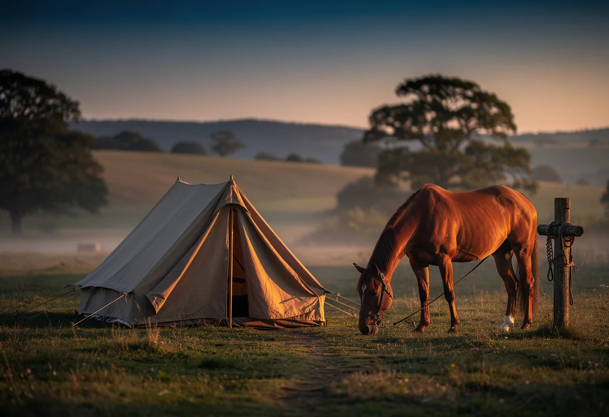 Bivouac ou gîte d'étape : ce que je choisis pour une itinérance à cheval
