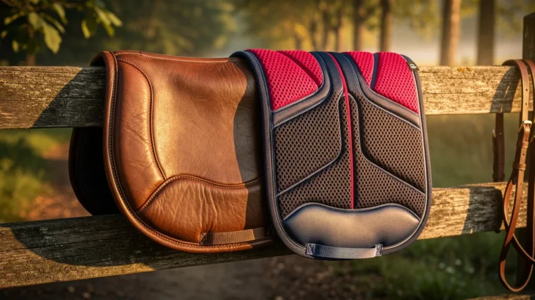Comparaison détaillée tapis de selle d'occasion et modèles techniques récents au soleil naturel